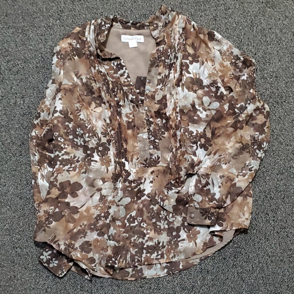 Coldwater Creek Blouse Petite Small (6-8)